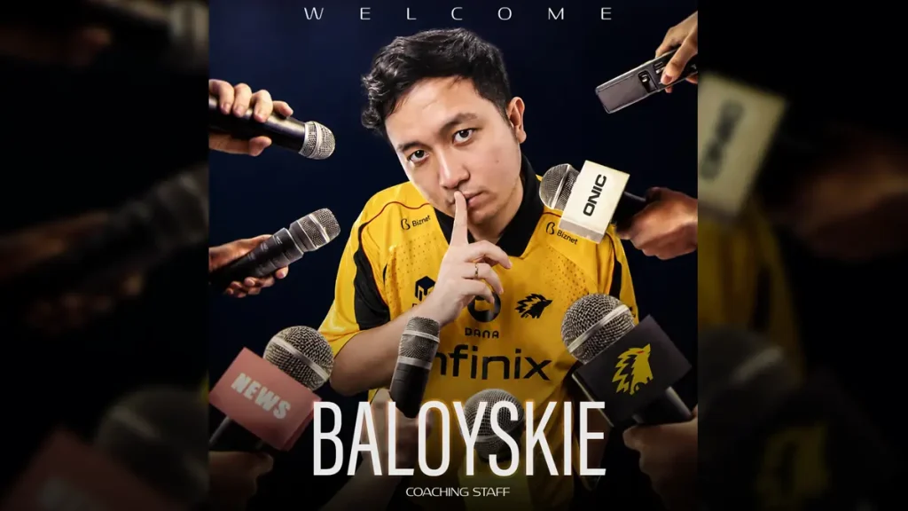 Baloyskie Resmi Bergabung ke ONIC Esports sebagai Coaching Staff
