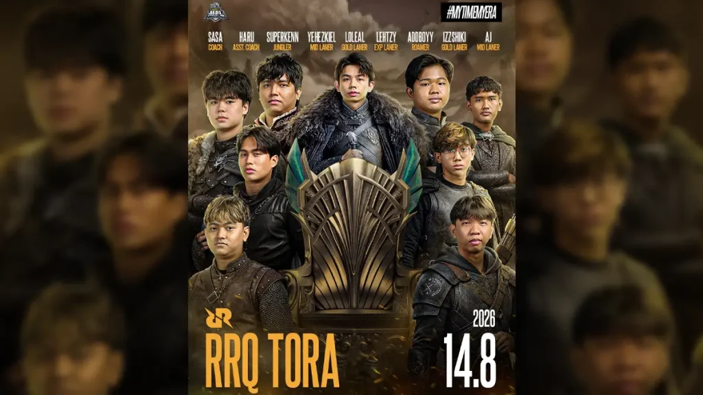 Resmi! Ini Lineup RRQ Tora untuk MPL MY Season 18