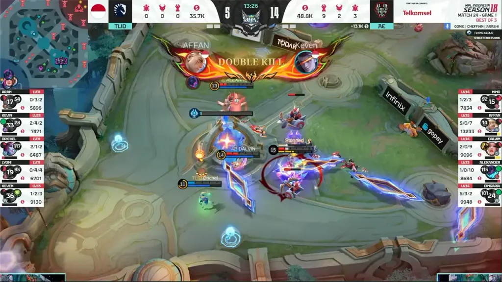 game 1 tlid vs ae mpl id s18