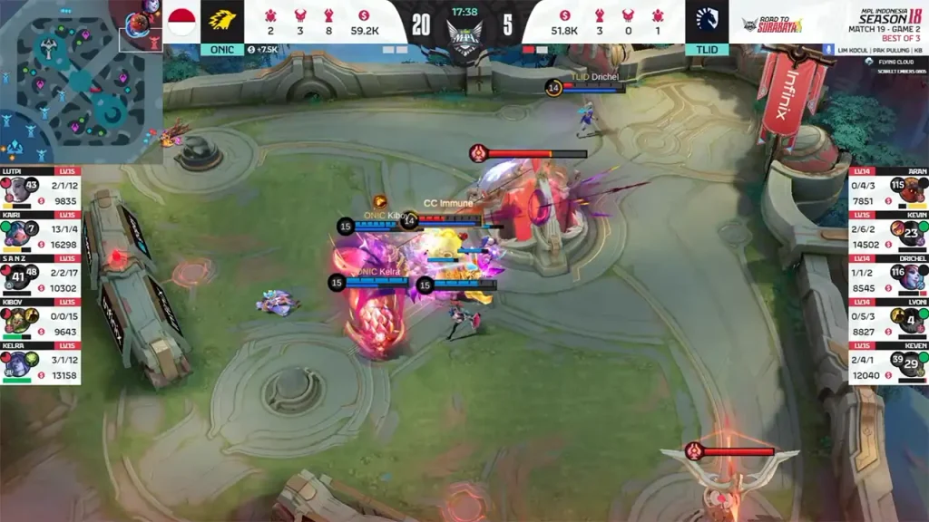 game 2 tlid vs onic mpl id s18