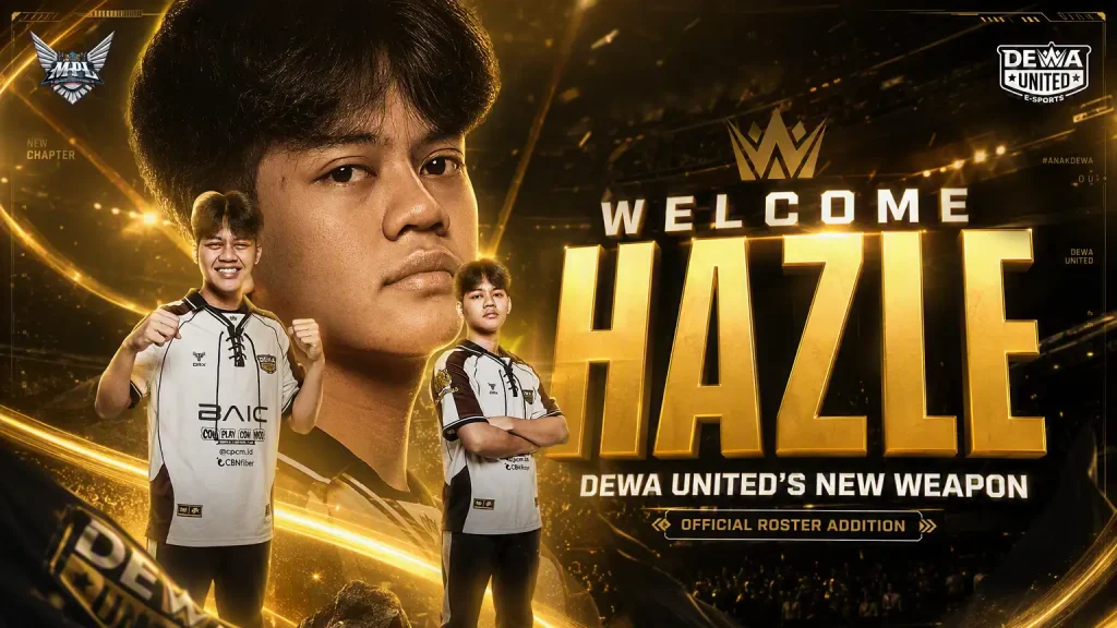 hazle masuk dewa united mpl id s18