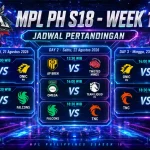 jadwal week 1 mpl ph s18