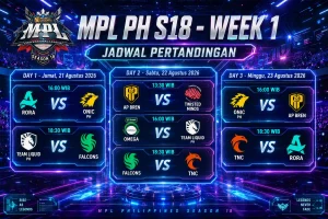 jadwal week 1 mpl ph s18