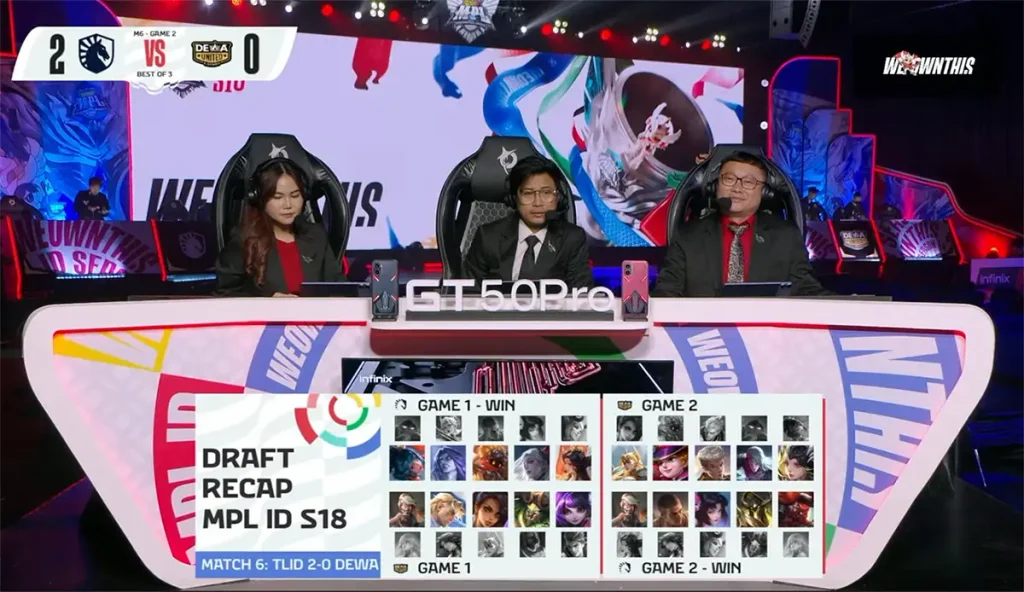 match recap draft mpl id s18 tlid vs dewa united
