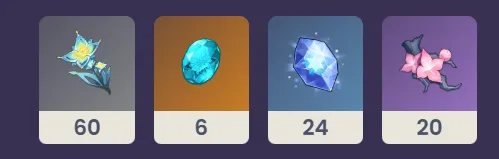 material ascension odette genshin impact