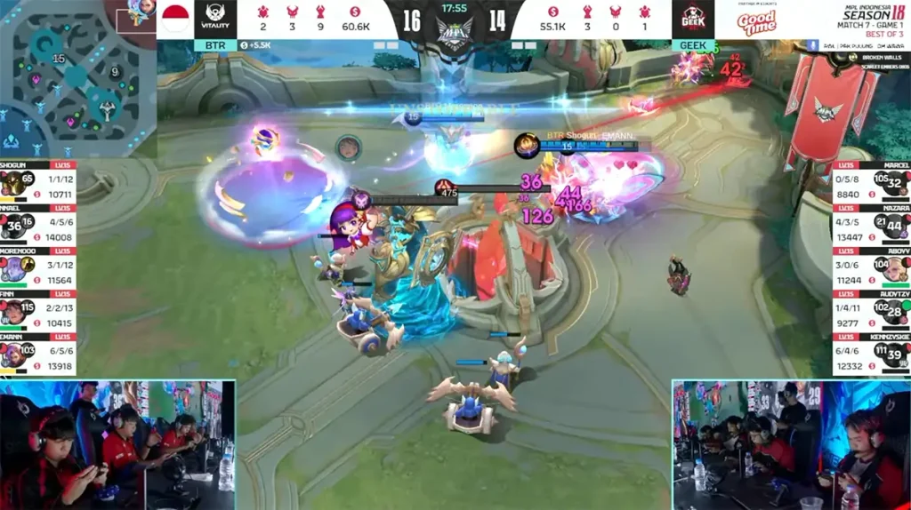 momen btr menang game 1 lawan geek