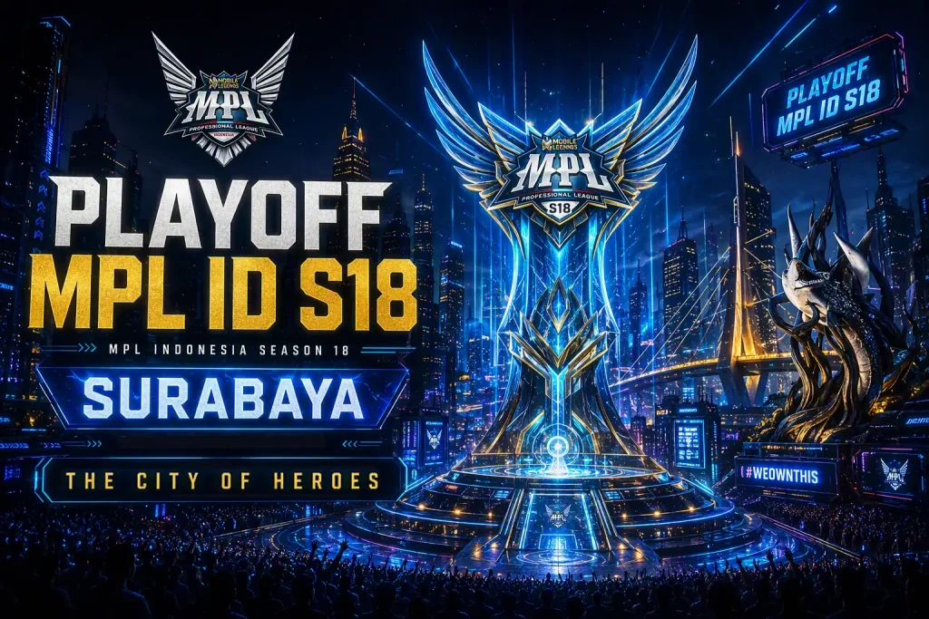 lokasi playoff mpl id s18 di kota surabaya
