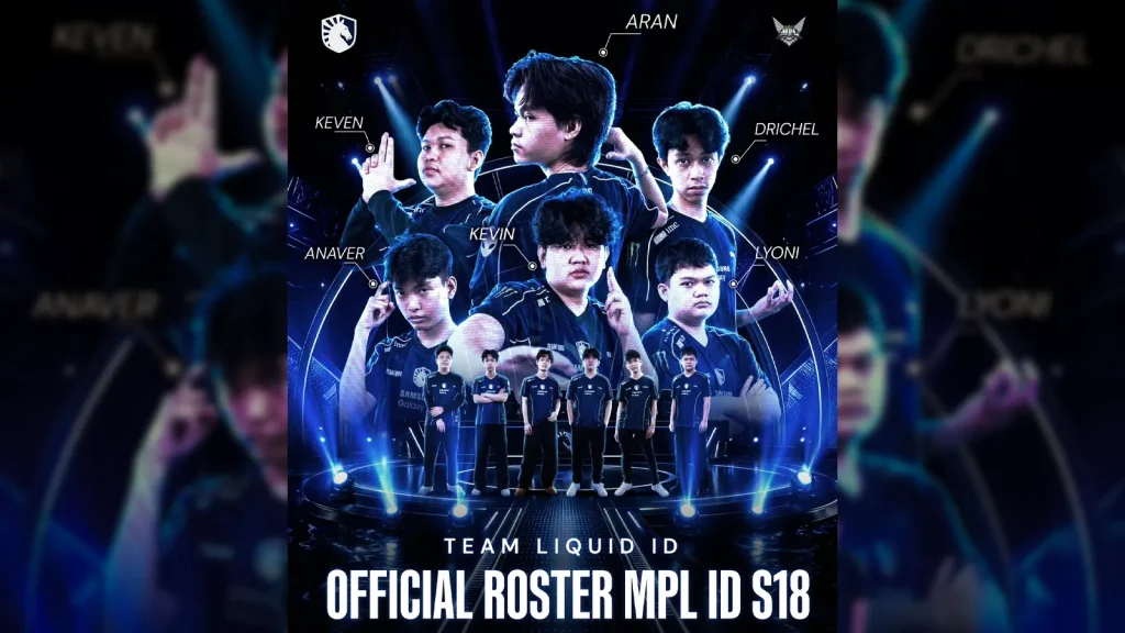 roster team liquid id mpl id season 18