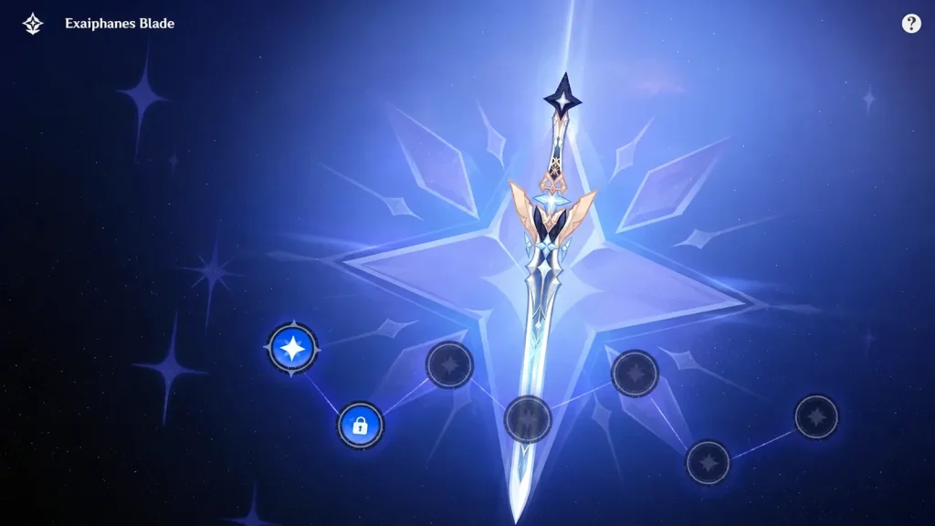 senjata b5 gratis exaiphanes blade genshin impact