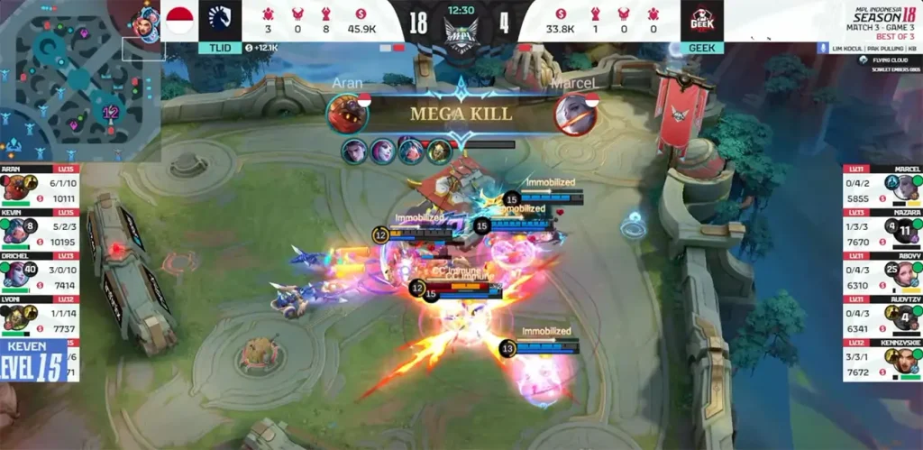 statistik menjelang end game 3 tlid vs geek selisih gold 12k